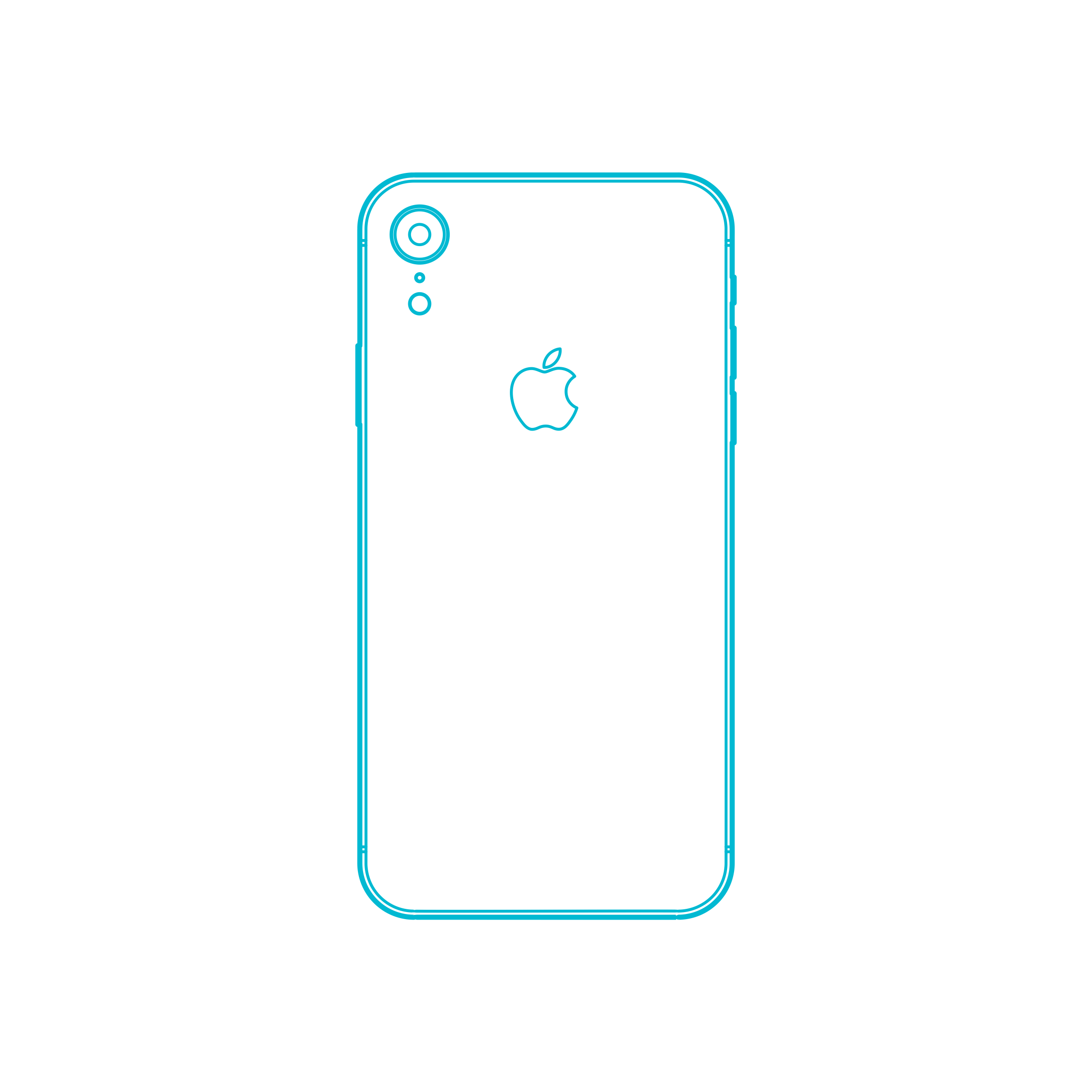 Digital Apple Iphones Apple Iphone Xr 12Th Gen Silhouette Svg Vector Free Vectors
